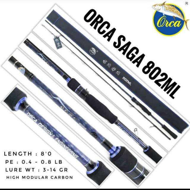 Joran orca saga 802 ML