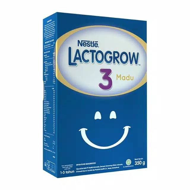 

Nestle Lactogrow 3 Susu Pertumbuhan Rasa Madu 1-3 Tahun Box 350gr