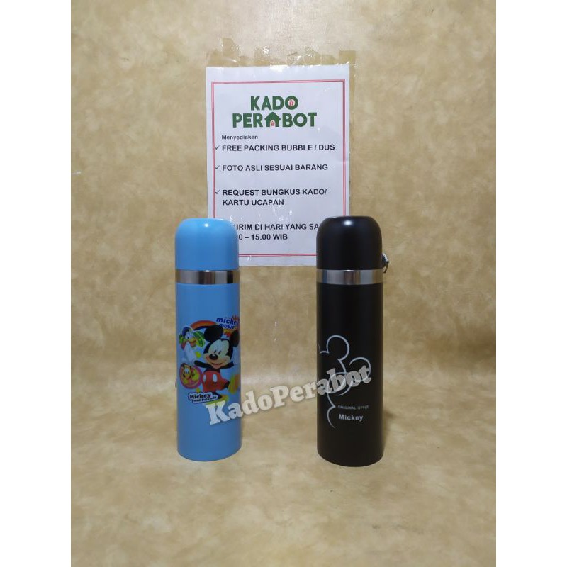 thermos karakter 500ml - thermos kartun - termos air dingin dan panas