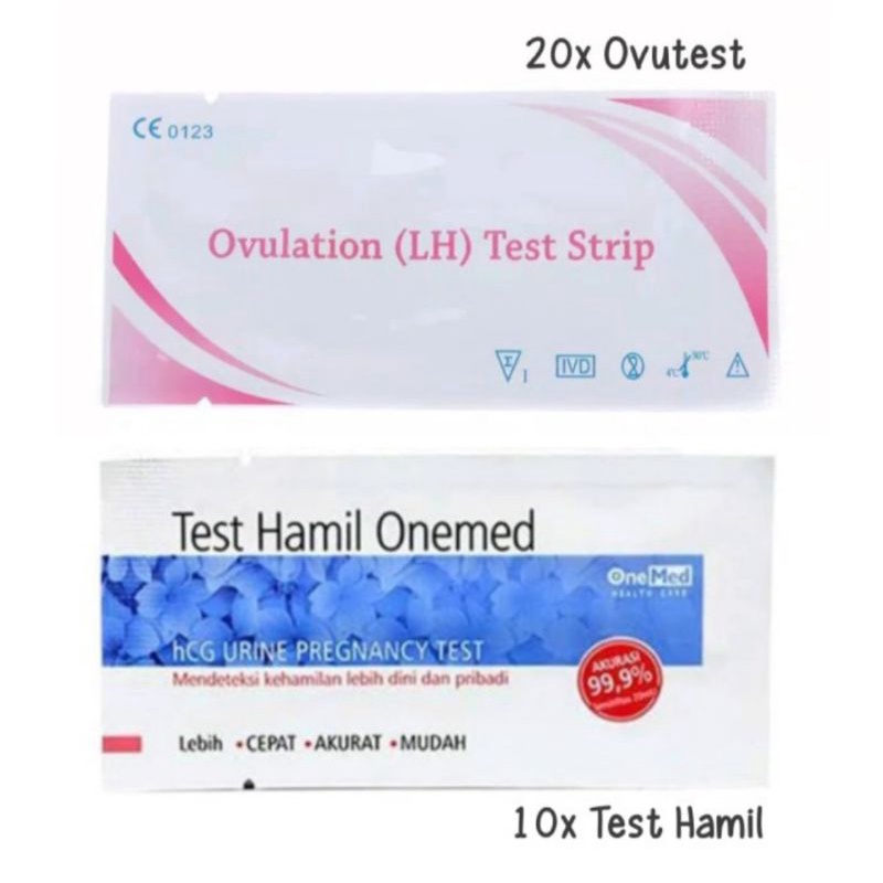 20pcs Ovulation LH Test Strip / Tes Masa Subur / Ovulasi 10pcs Testpack Onemed