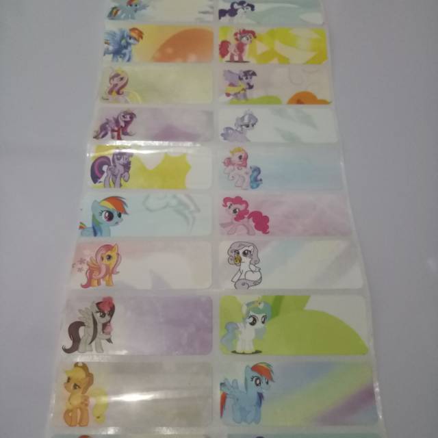 

Label Nama Little Ponny Ukuran L