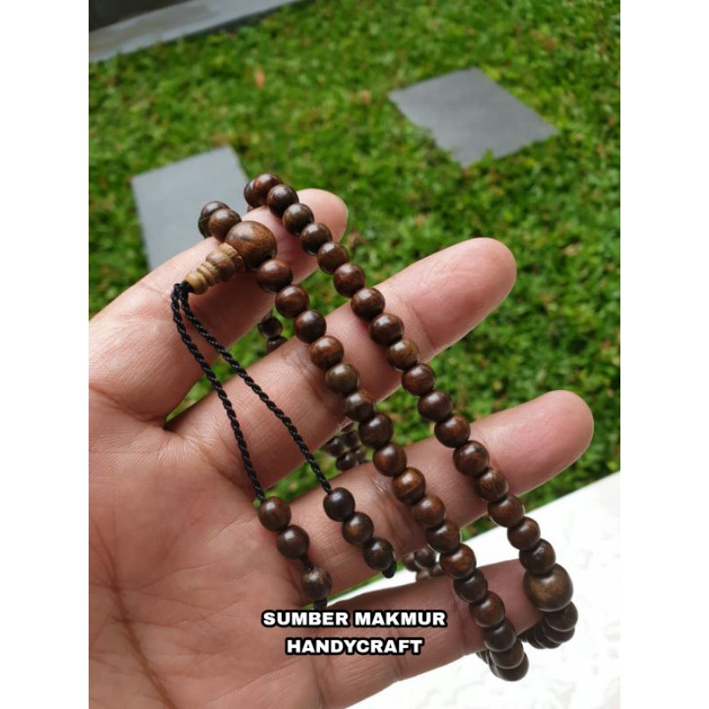 Tasbih gaharu budha 108 kayu gaharu super 8 mm