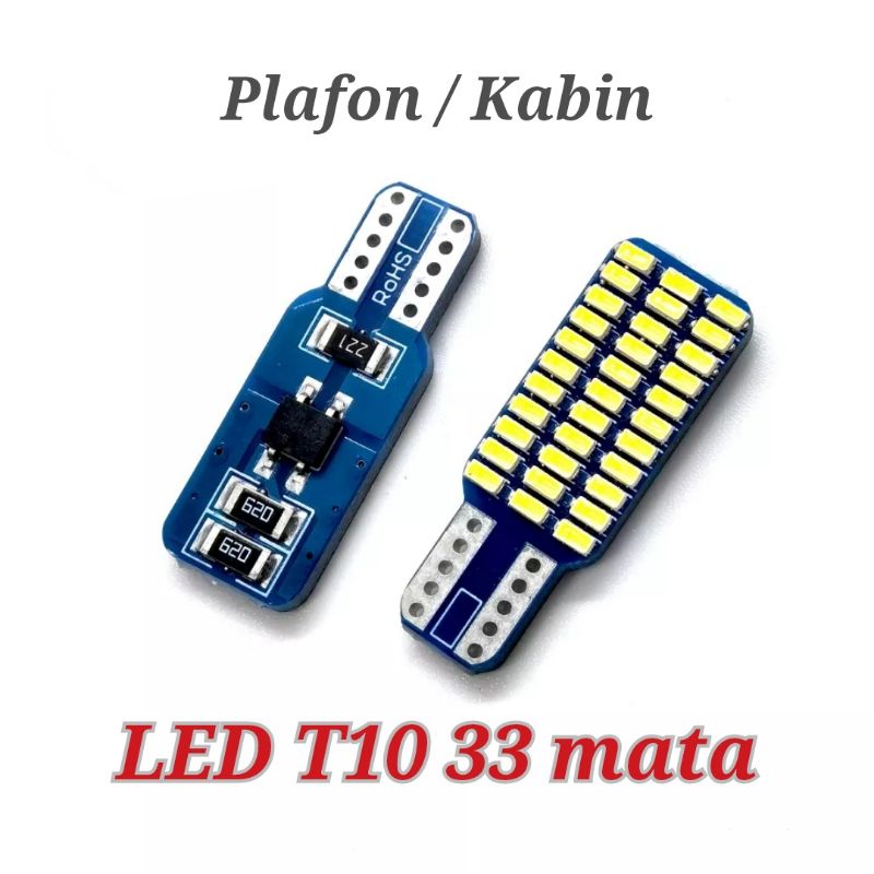 LED Plafon Kabin T10 Canbus 33smd festoon bagasi