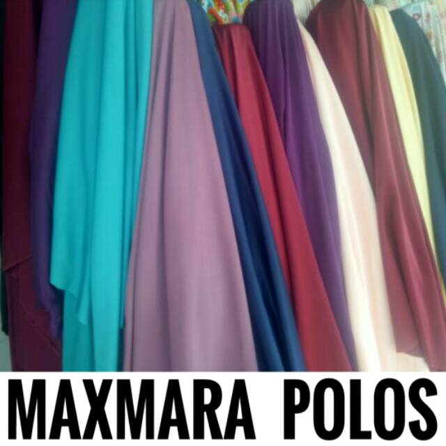 Best Quality Kain Bahan Meteran Maxmara Satin Polos Grade A Shopee Indonesia