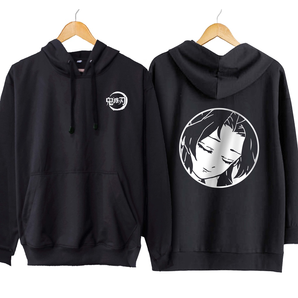 Jaket hoodie jumper anime SHINOBU KOCHO - DEMON SLAYER material cotton fleece