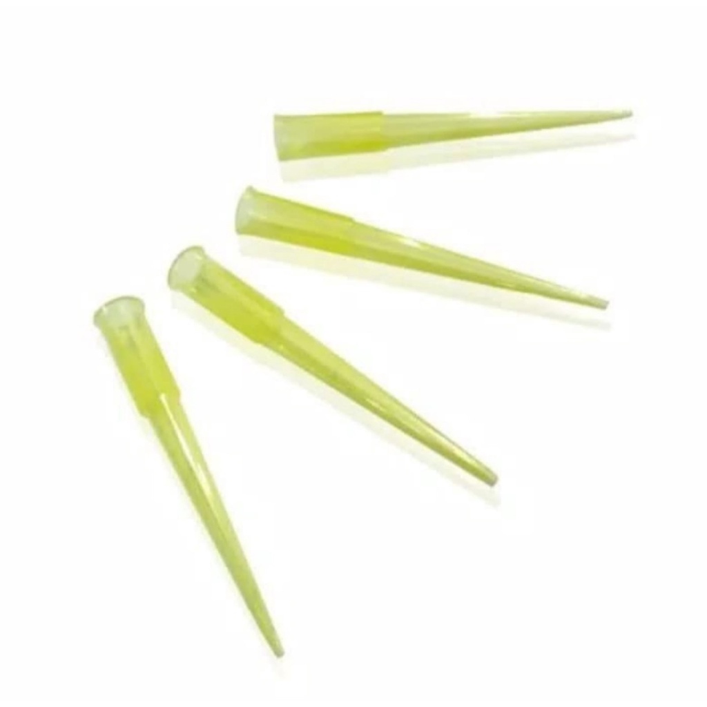 Yellow Tip Micropipet Mikropipet 200 ul per pack pak isi 1000