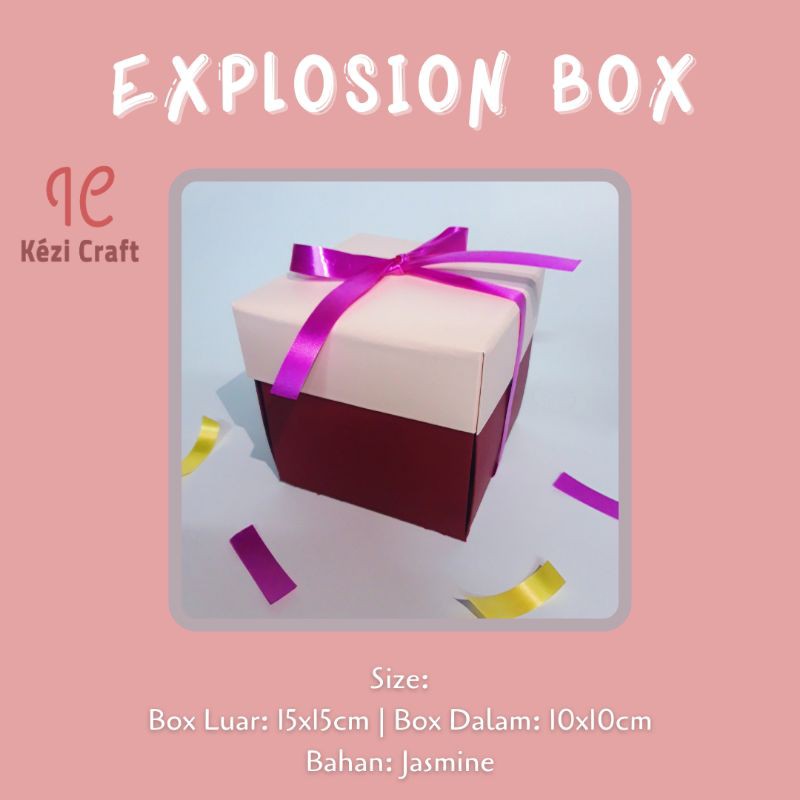 EXPLOSION BOX / EXPLOSION SNACK/ GIFT BOX/KADO UNIK/HAMPERS/SURPRISE BOX