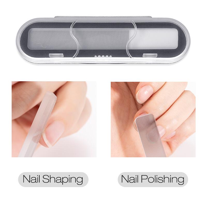 ~AB~ Nano Glass Nail File Buffer sanding untuk Pengkilap Kuku N5325