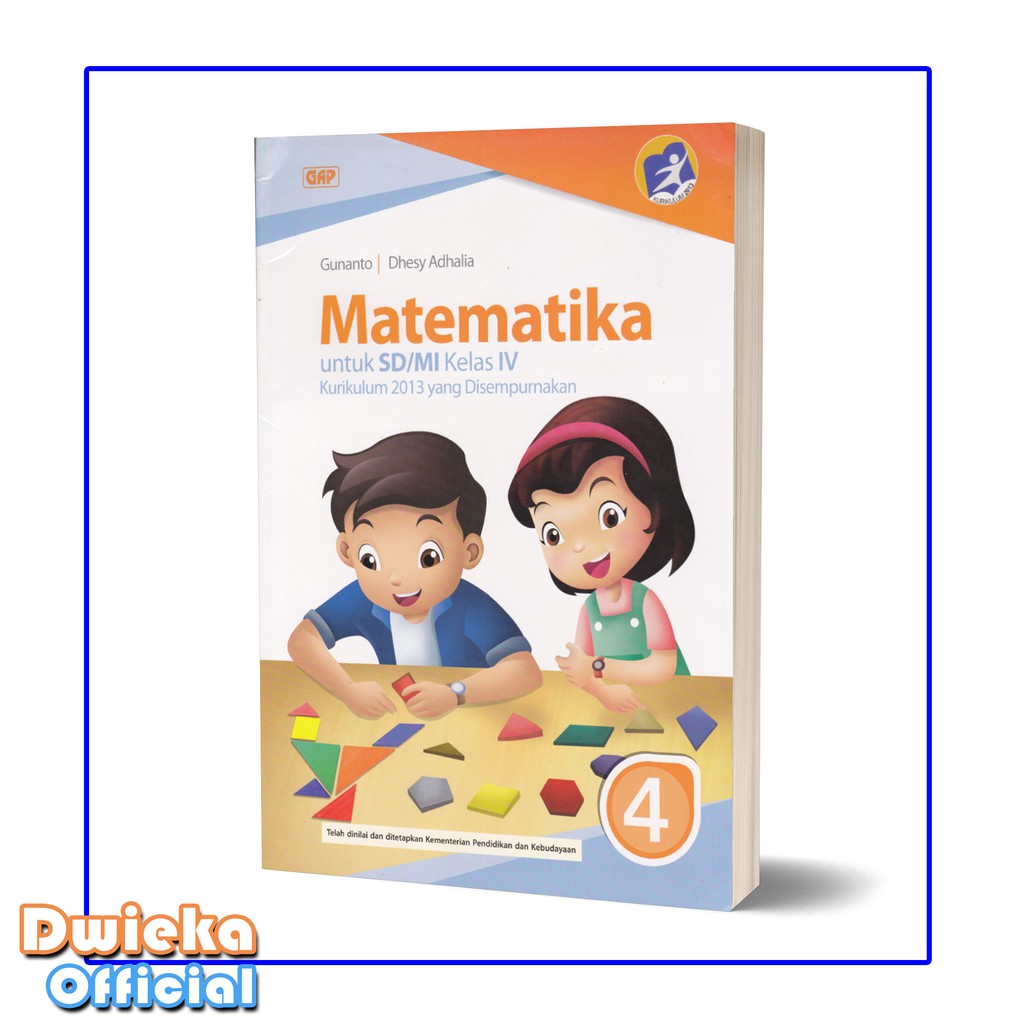 Buku Matematika Kelas 4 Sd Kurikulum 2013 Dinas Pendidikan Gap Shopee Indonesia