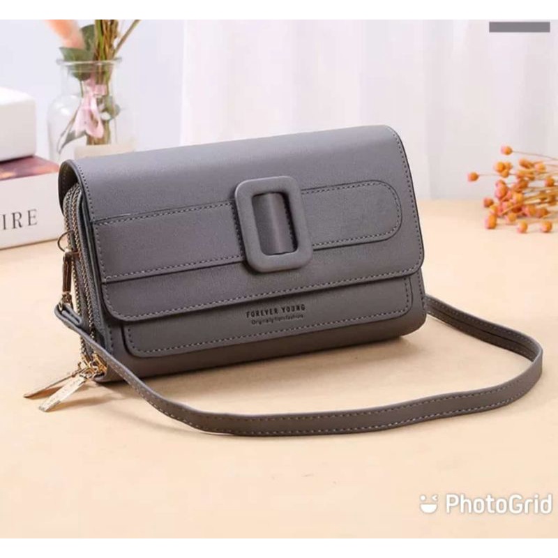 TAS FASHION DOMPET HP SLINGBAG TAS SELEMPANG KULIT HANDPHONE BAELLERY WANITA IMPORT