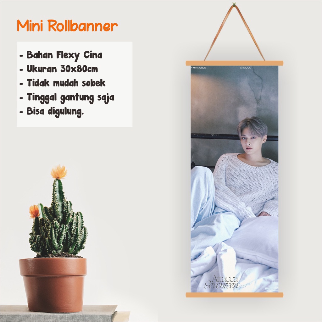 MINI ROLL BANNER SEVENTEEN JUN ATTACCA