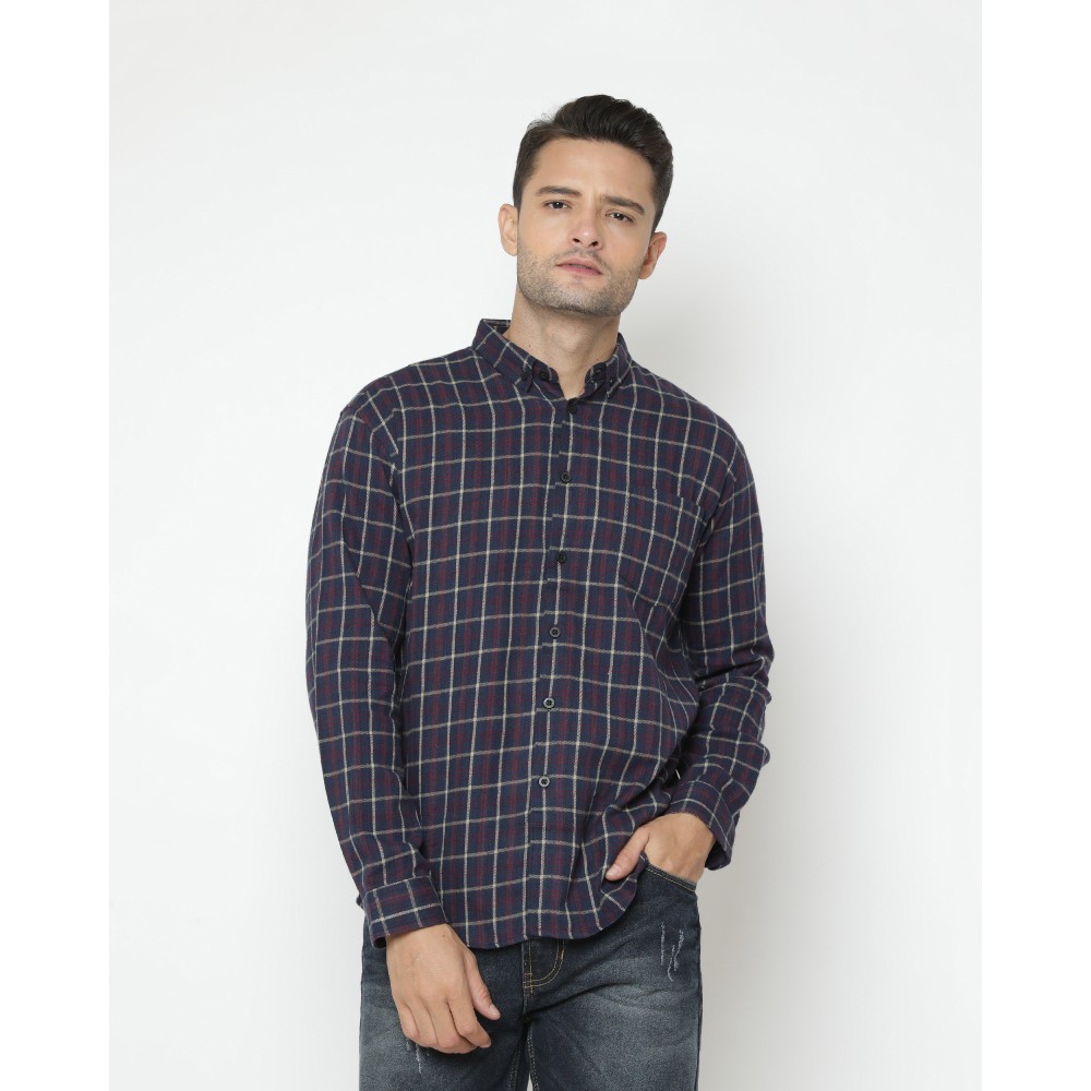 

Erigo Flannel Muzan Navy