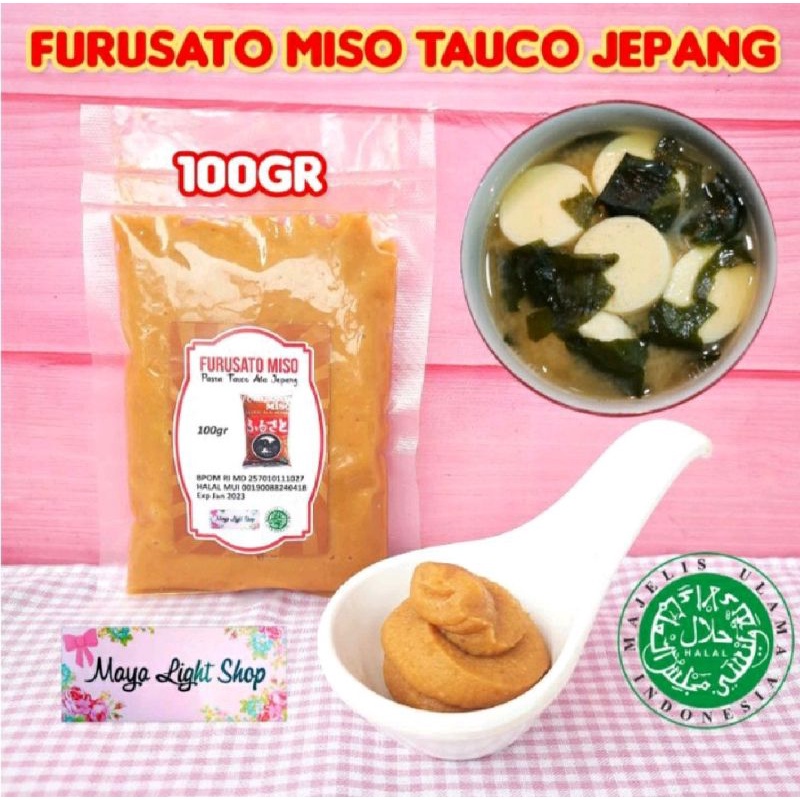 

Miso Tauco Jepang 100 gr Furusato miso soup sup jepang Kaldu Penyedap Halal dan Enak sup miso termurah