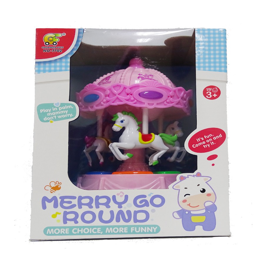 Sekawantoys Mainan Anak Komedi Putar / Merry Go Round TERMURAH!!! (SKW.7702C)