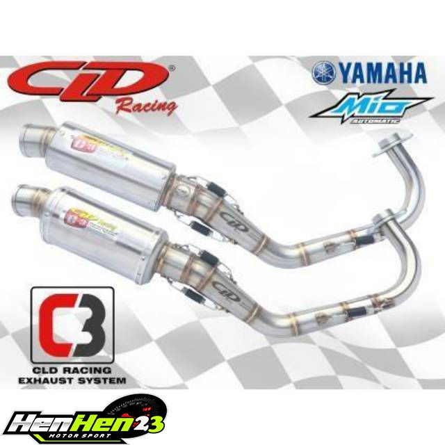 KNALPOT CLD Racing YAMAHA MIO NOUVO C3 OVAL C3 BULAT
