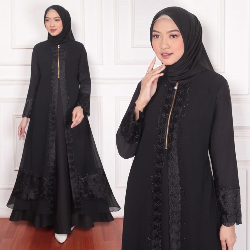 abaya Turki abaya hitam abaya bordir abaya modern gamis Turki gamis Arab gamis hitam gamis bordir ab