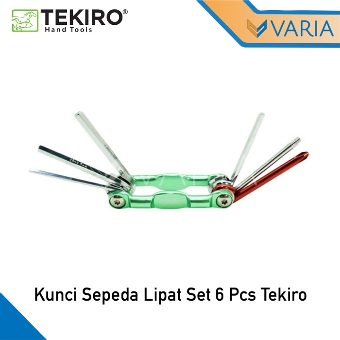 Kunci Sepeda Lipat Bike Toolkit Set 6 Pcs Tekiro WR-BK0317