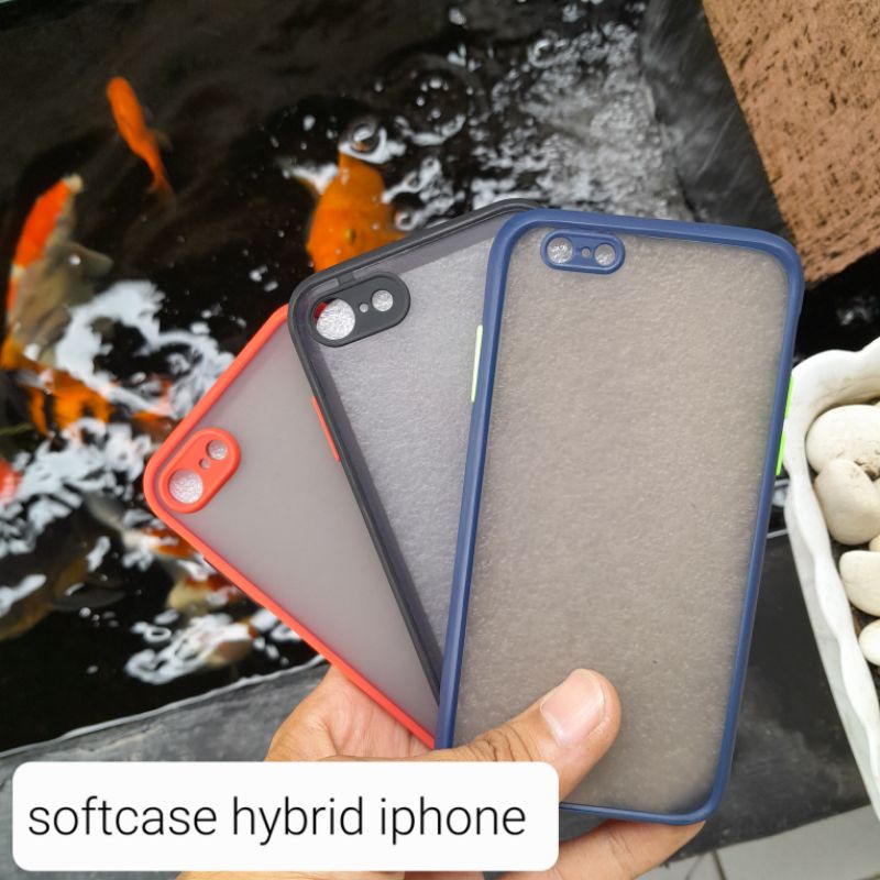 SOFTCASE HYBRID IPHONE XR/IPHONE 7/IPHONE 8/IPHONE 7+/IPHONE 8+/IPHONE 6