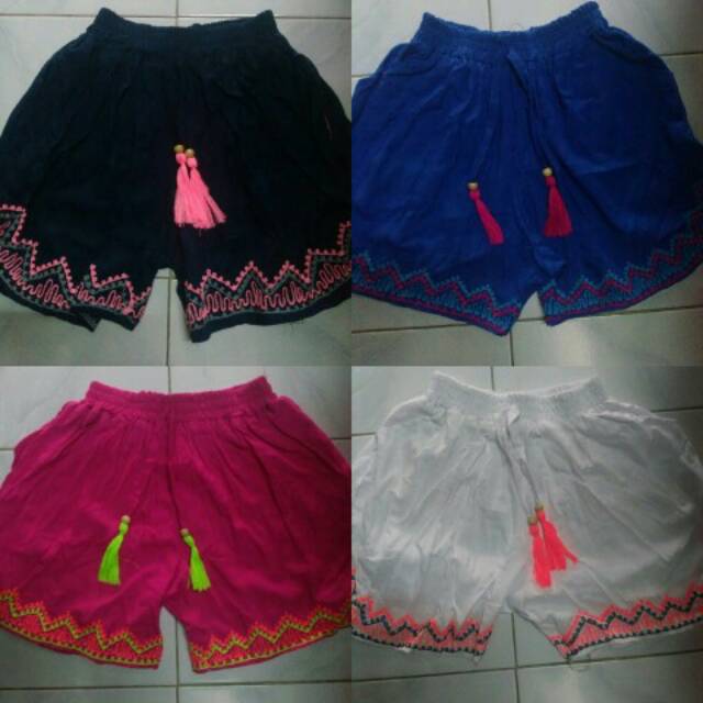 Celana pendek bali || celana tasel bali