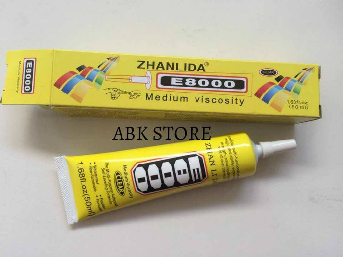 

Lem Perekat kaca Touchscreen Layar Perekat LCD E8000 Ukuran 50ml