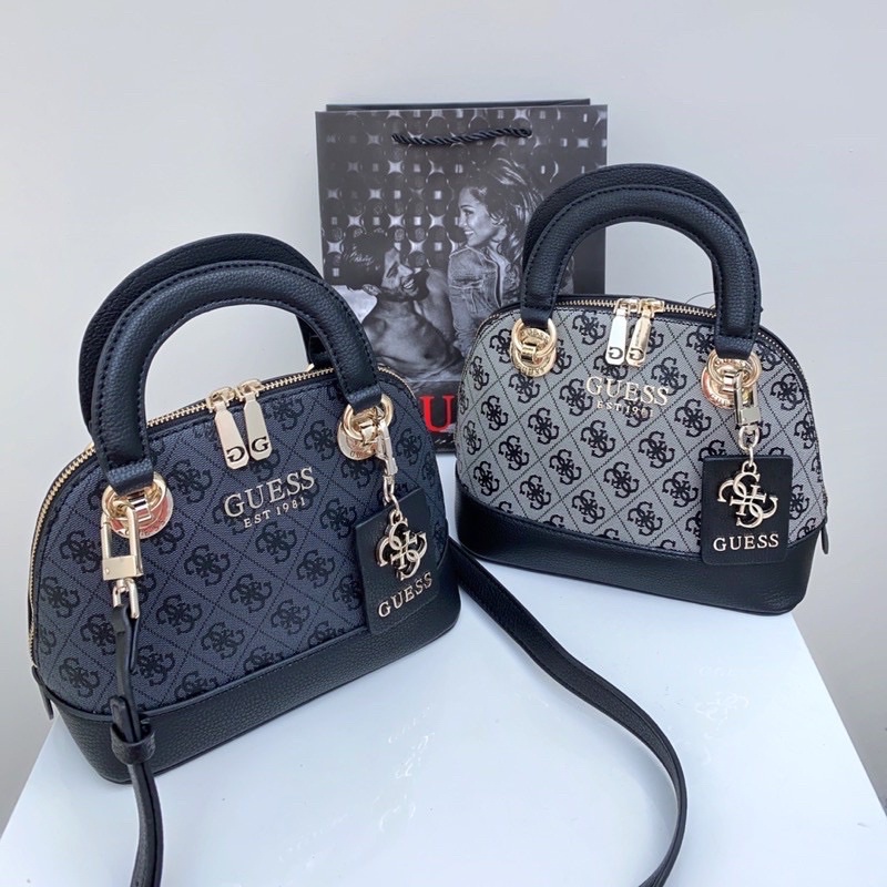 GUESS BAG ALMA TOP HANDLE BAG & SHOULDER