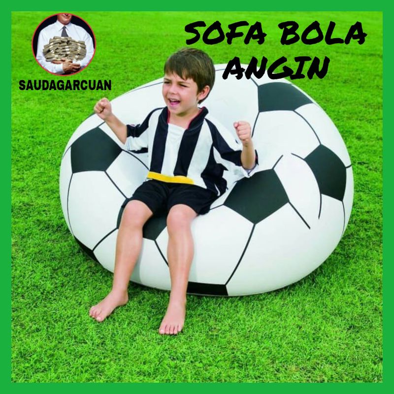 Jual (LO) sofa angin soccer ball intime sepak bola tiup inflate jumbo