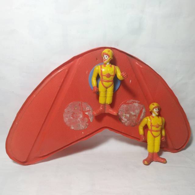 Maskot Mcdonald Happy Meal 2003 Paralayang Mcd Paragliding Extreme Sky Diving Mcd Rare Mascot Toys