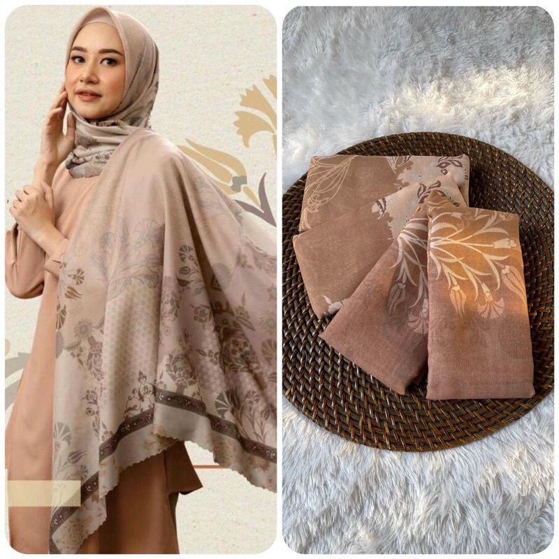351-400 kerudung segiempat lasercut voal motif-374