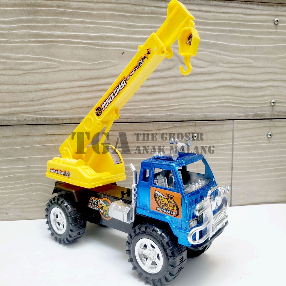 Truck Power Crane Indomatsu Mainan Mobil Truk Konstruksi Construction