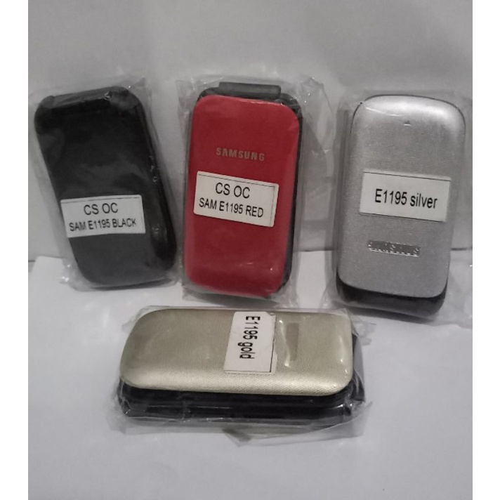 CASING KESING HOUSING FULSET SAMSUNG LIPAT E1195 GT-E1195 SINGLE SIM ORIGINAL