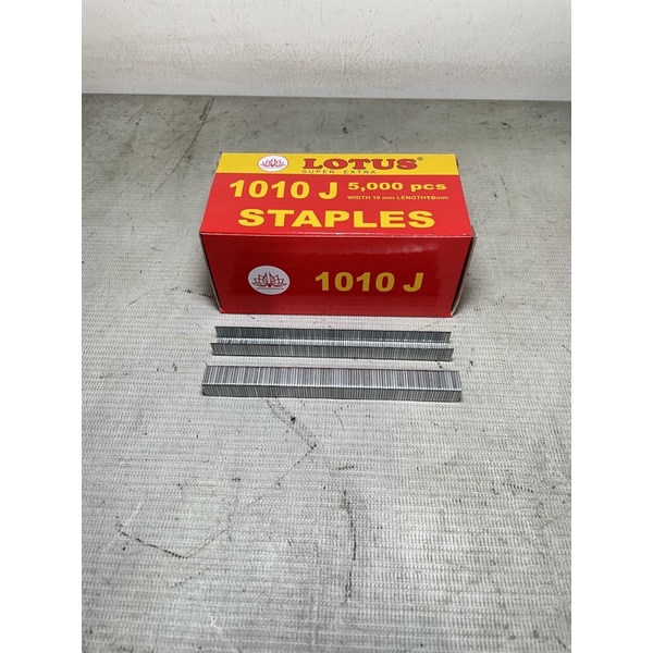 

isi staples tembak 1010 j lotus / refill staples gun / isi staples tembak / isi staples 1010 j lotus / isi staples tembak 10mm lotus