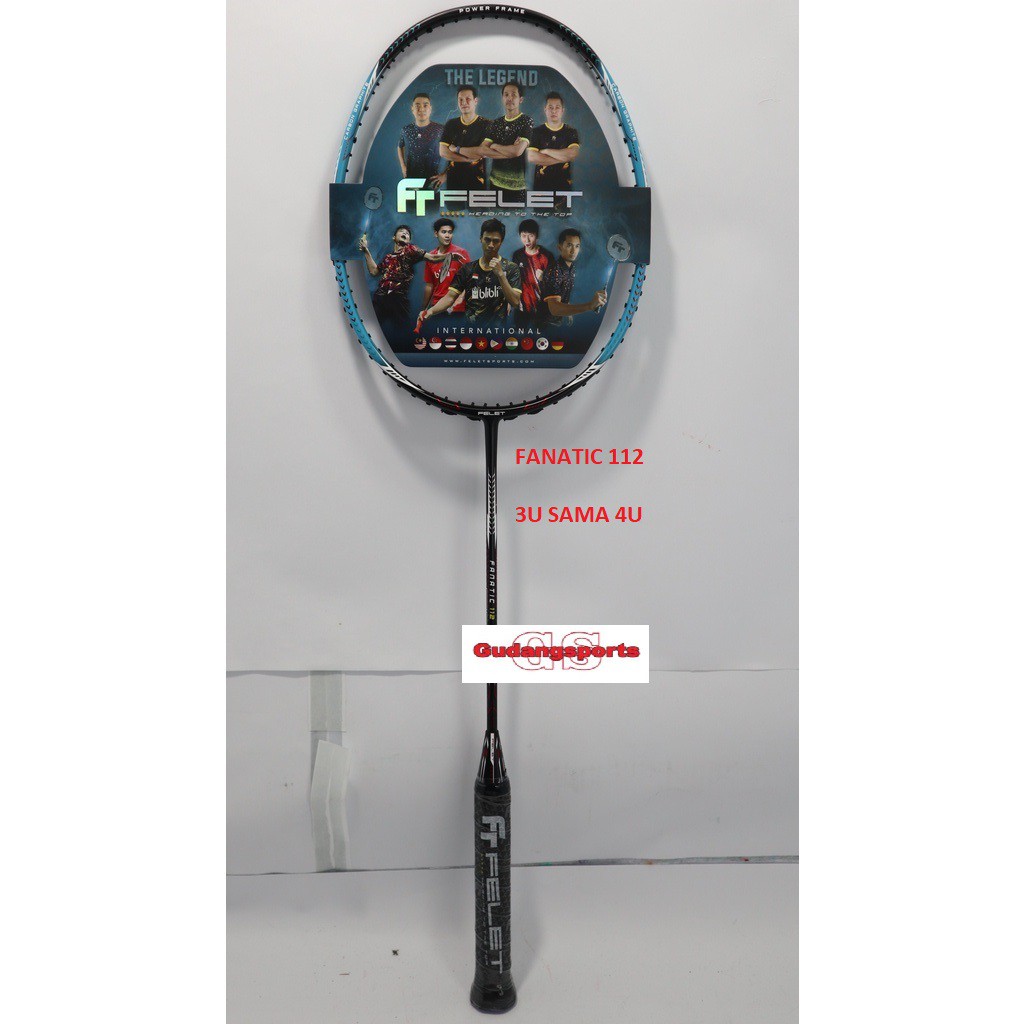 RAKET BADMINTON FLEET FELET FANATIC 112 ORIGINAL