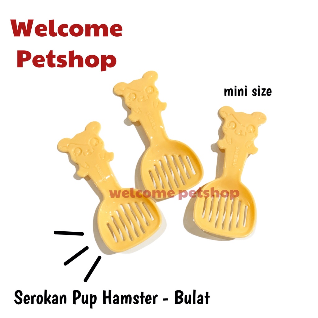 Serokan Kotoran Hamster motif KOTAK / Serokan Hamster