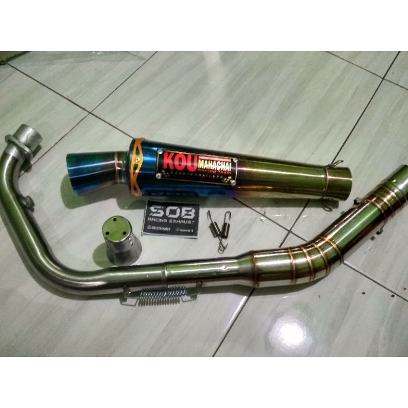 knalpot kou blumoon vixion new dan old