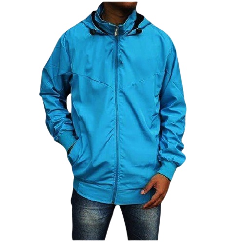 INDO - Jaket Parasut Polos Olahraga Sporty Jogging | Jacket Olahraga Windrunning Lari Pria Wanita Abu Tua