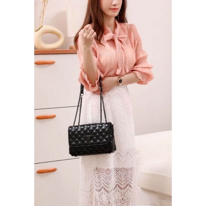 [7.7 Boombastis Sale⚡] - TAS WANITA GS GS076 CESSILY CROSSBODY BAG PREMIUM IMPORT