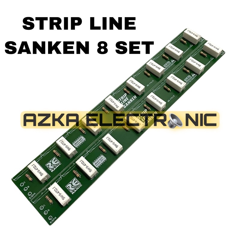 PCB TR Final Sanken Plus Komponen Kit Strip Line Sanken