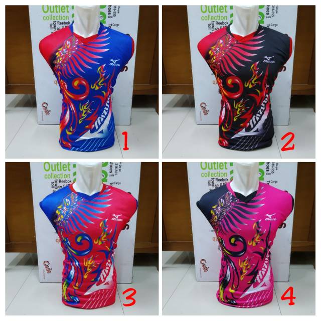 BAJU ATASAN SINGLET PRINTING MIZUNO BATIK