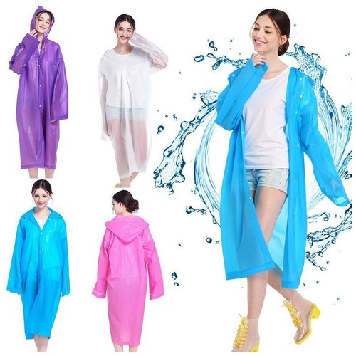 EVA Jas Hujan Ponco Dewasa Poncho Raincoat Lightweight