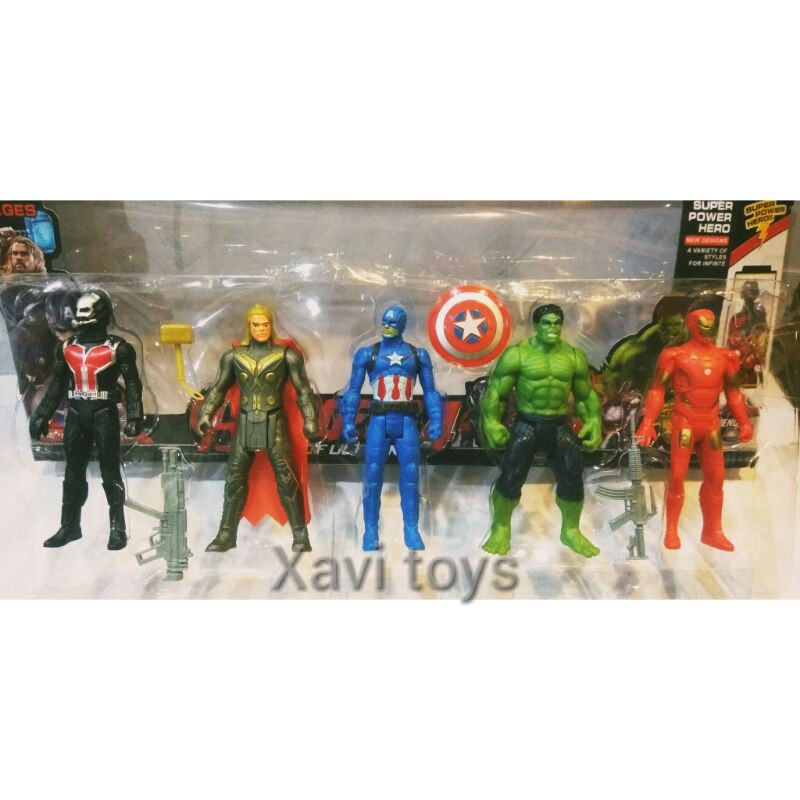 Mainan ROBOT AVENGERS ISI 5