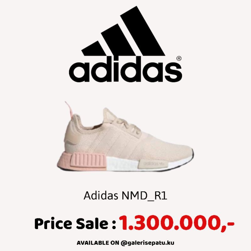 Sepatu Adidad NMD R_1 Pink ORIGINAL BRAND BNIB