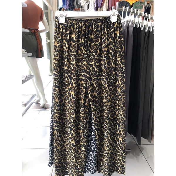 KULOT POLOS highwaist muat bb 55-80kg KULOT RAYON POLOS-MACAN COKLAT LP