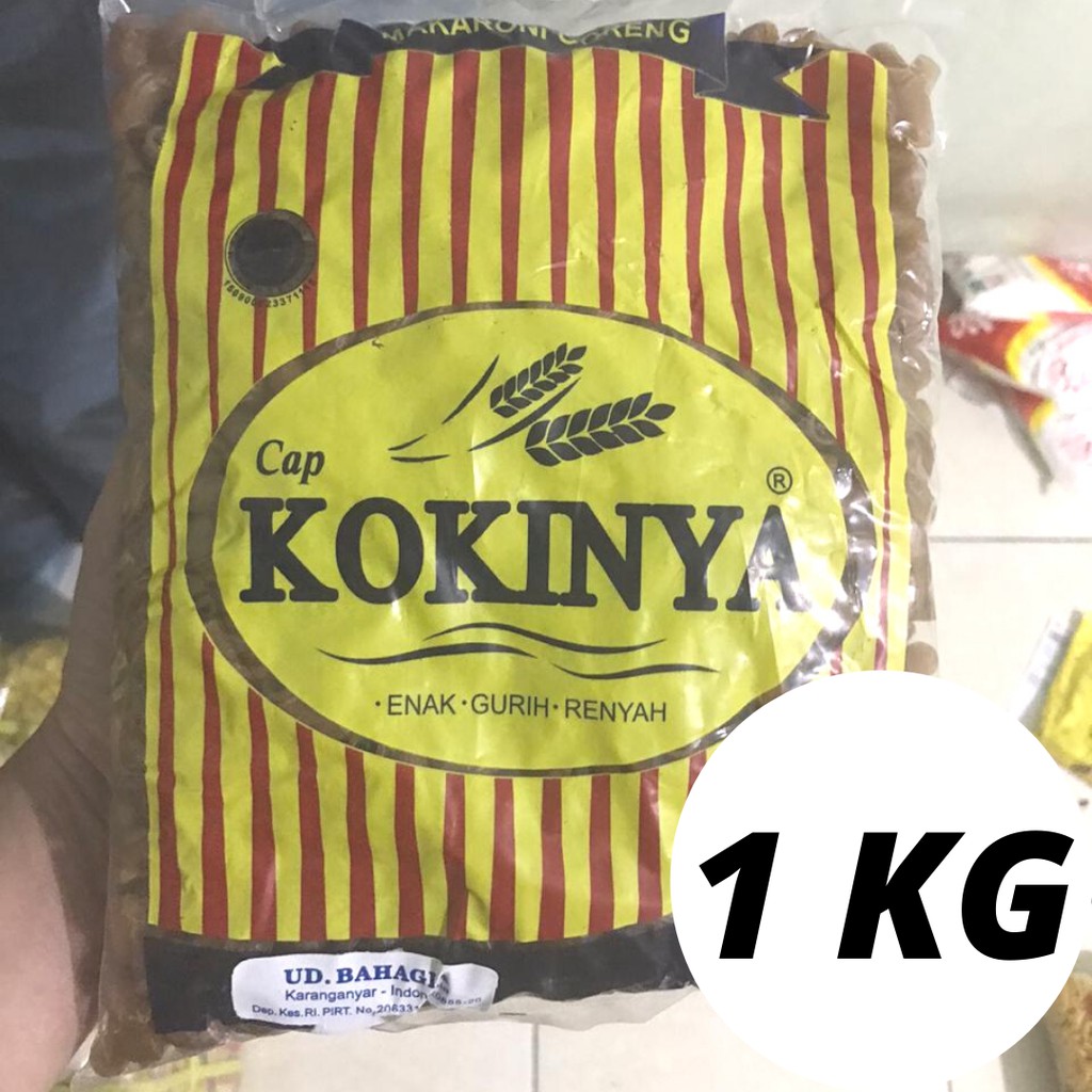 MAKRONI MEKAR MURAH / MAKRONI MURAH / MAKARONI MENTAH /  MAKARONI MEKAR KOKINYA COKLAT 1 KG