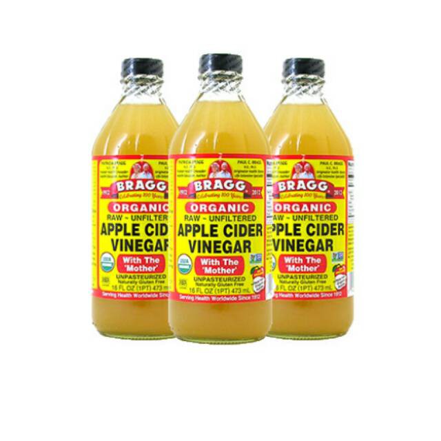 

BRAGG Apple Cider Vinegar 473 ml Pack Of 3 sehat, murah