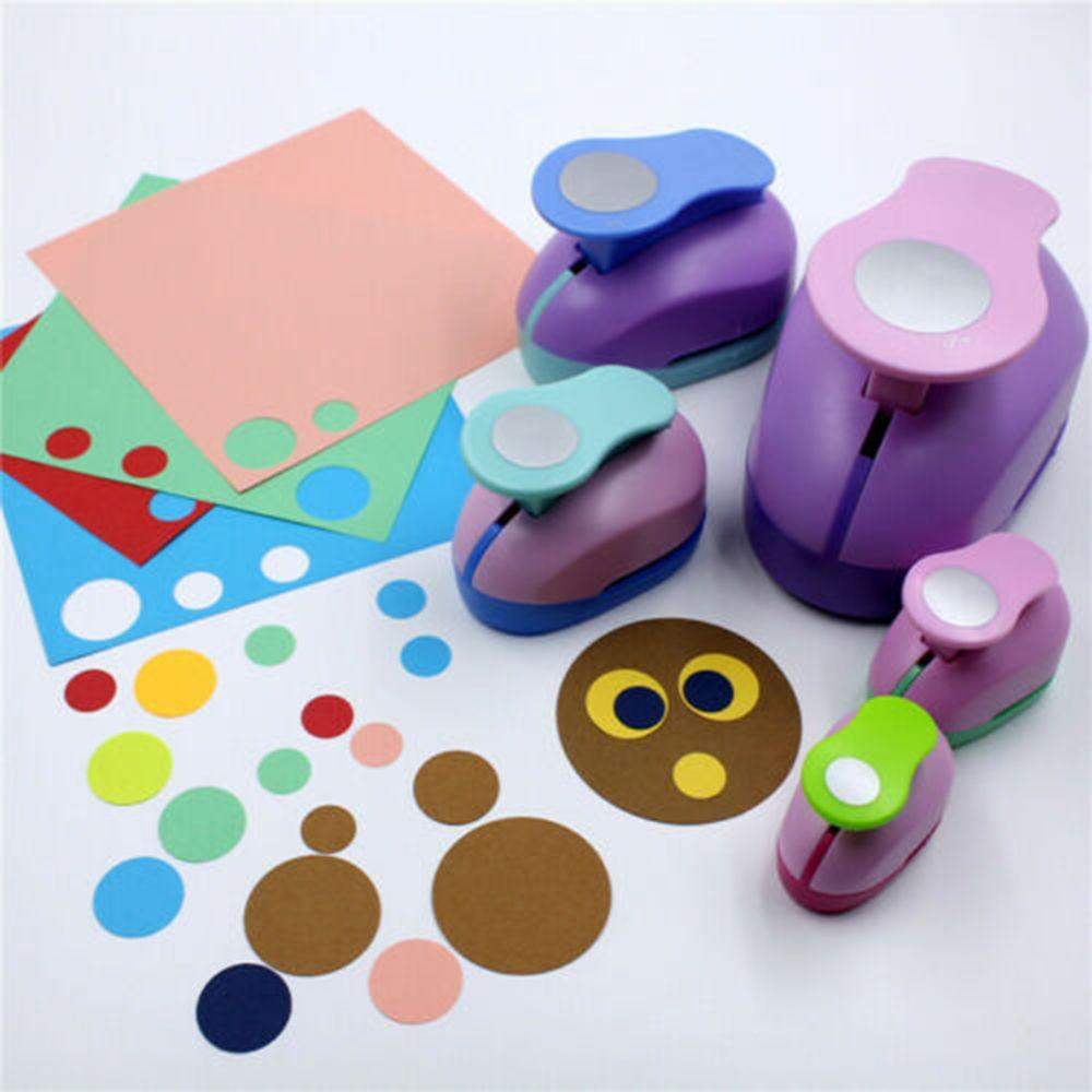 Chookyy 9mm 16mm 25mm Warna Random Bulat Lubang Punch Hadiah Scrapbooking DIY Embos