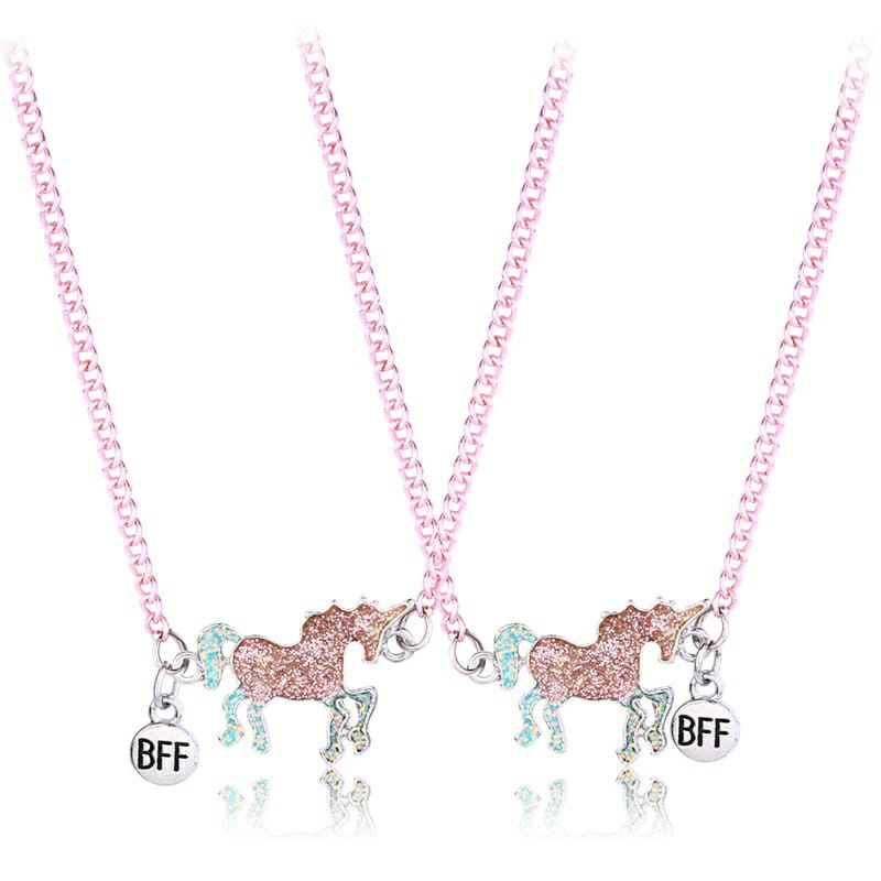 Kalung Unicorn Couple Teman Cewek Motif Best Friends Sahabat Anak