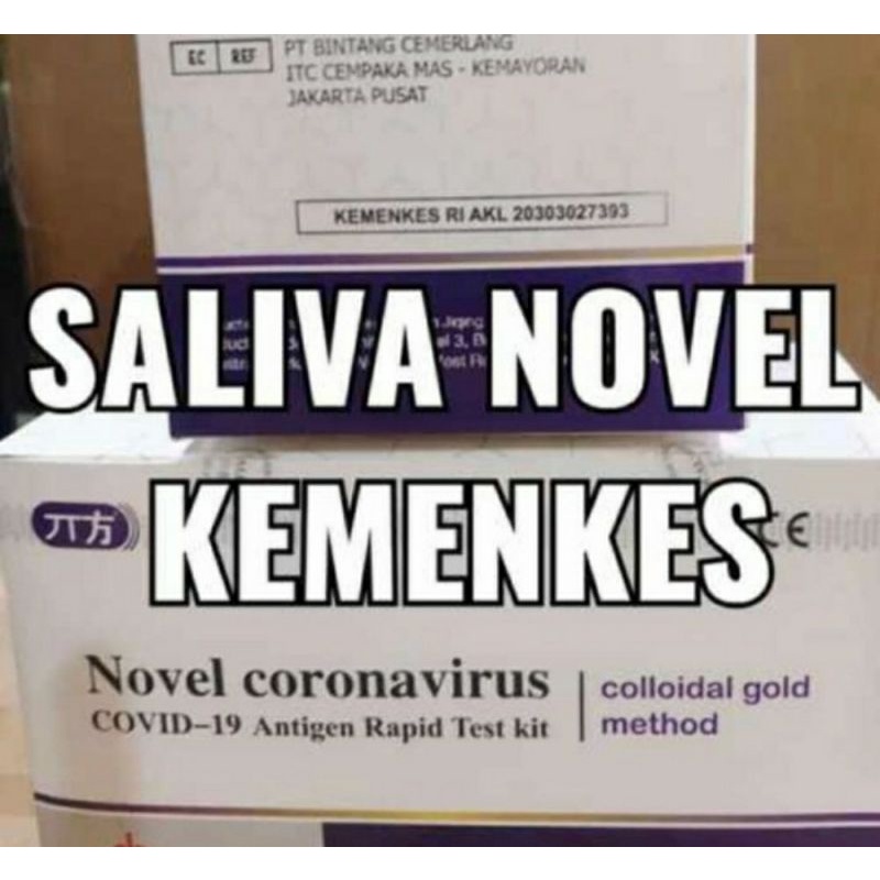 swab antigen saliva air liur