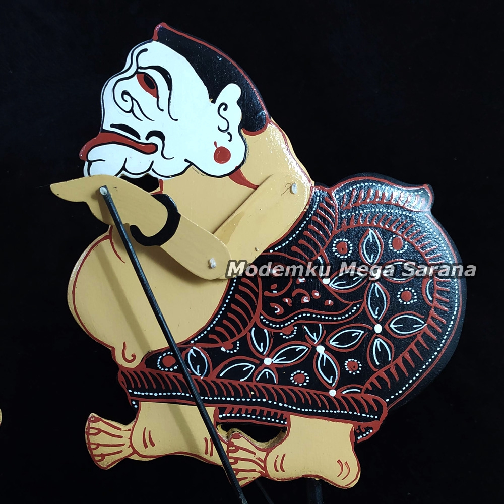 Souvenir Miniatur Wayang Kayu Painting Punokawan Khas Indonesia