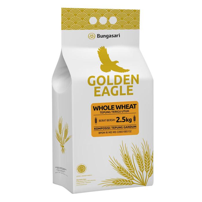 

BUNGASARI GOLDEN EAGLE WHOLE WHEAT TEPUNG TERIGU UTUH 2,5 KG