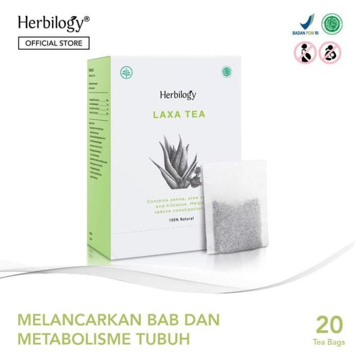 

Herbilogy Laxa Tea - Detox & Lancar Bab 20 Kantong Teh